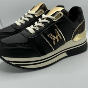 Γυναικείο Sneaker Με Μεταλλικές Λεπτομέρειες Μαύρο